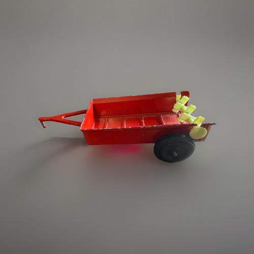 Vintage ertl small red die - red,