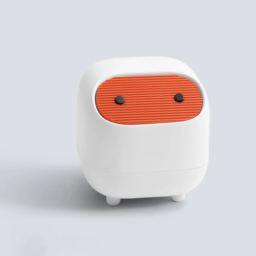 Mini trash can - lid,, cute