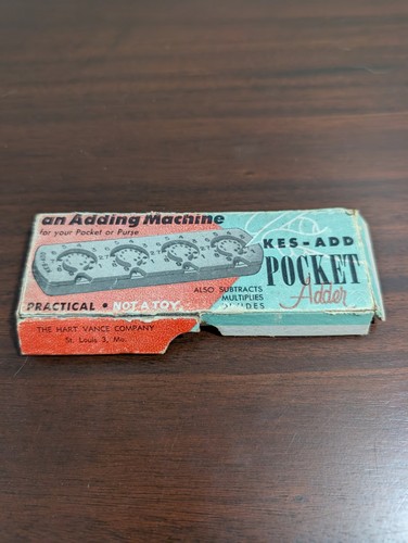 Vintage kes add pocket - pocket, adder