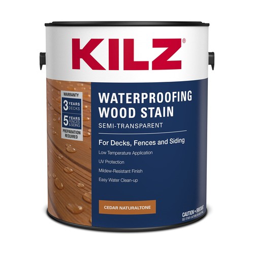 Kilz waterproofing wood stain - kilz,