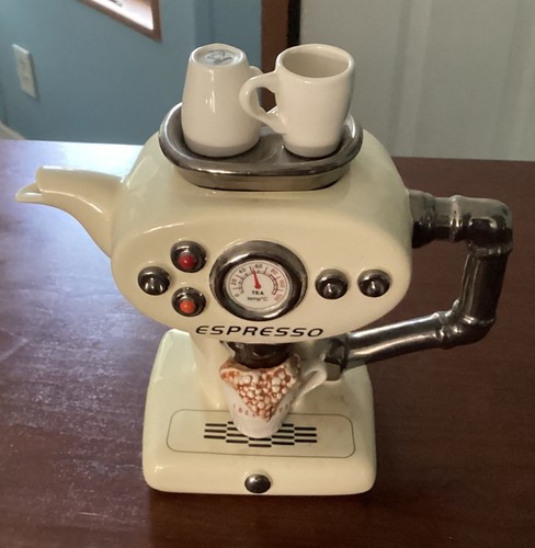 Beige gray espresso machine - beige/gray,
