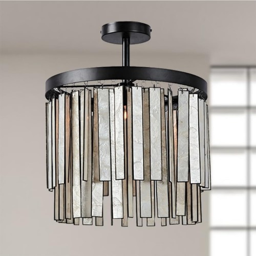 Antique bronze finish capiz - antique,