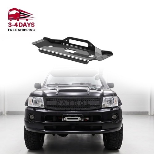 Steel winch mount plate - winch, for