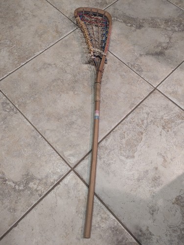 Vintage wooden lacrosse stick - vintage,