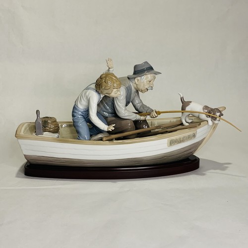 Lladro fishing with - lladro,