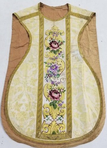 Antique french silk - french, brocade
