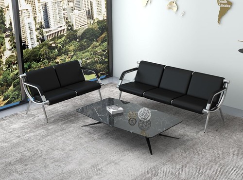 Office reception chair set - office, pu