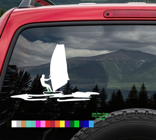Windsurfer decal for car - decal,
