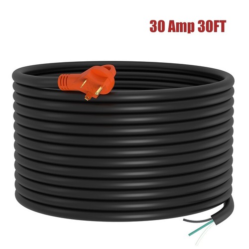 30ft amp cord 6 loose - rv, w/6"
