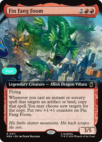 Fin fang foom - fang, art)