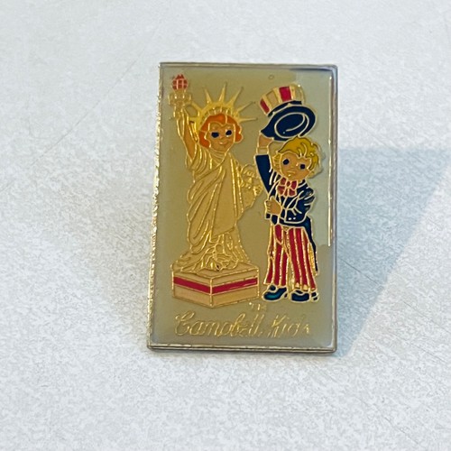 Vtg campbells soup - kids, enamel