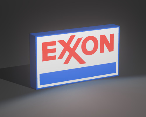 Exxon gas retro usb lighted - gas,