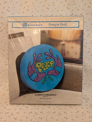Vtg spinnerin crewel - vtg,