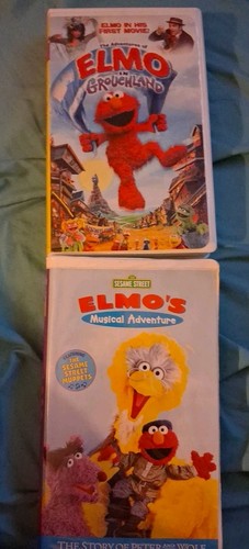 Vtg sesame street elmo - sesame,