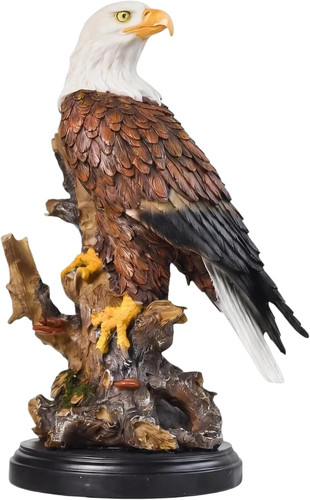 Resin bald eagle - 12.9", statue