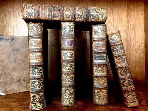 Old book leather antique - leather,