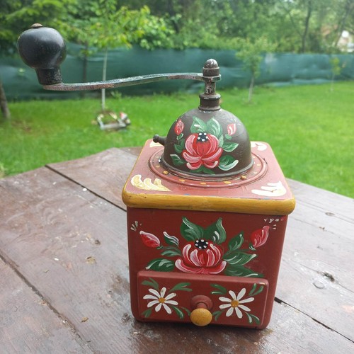 Vintage german wooden coffee - wooden,