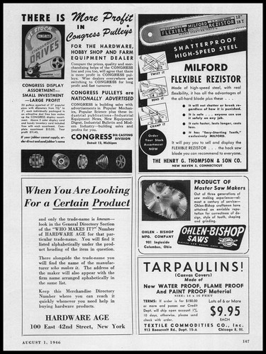 1946 ohlen bishop - 1946, mfg