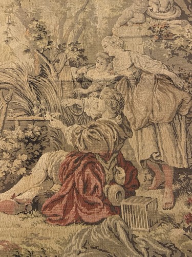 Vtg french belgium tapestry - vtg,