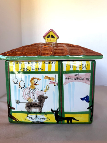Majolica dog beauty - majolica, salon
