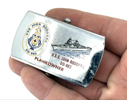 Vintage zippo uss john rodgers - uss,