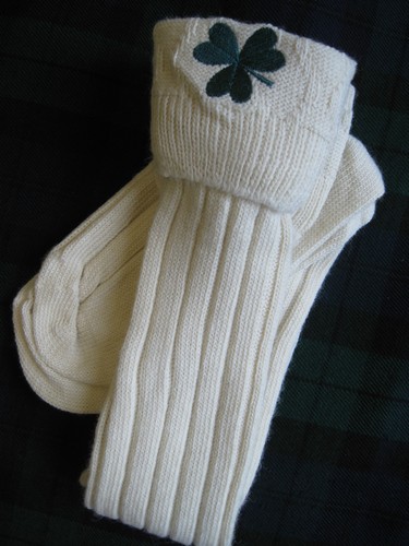 Embroidered kilt hose - kilt, (