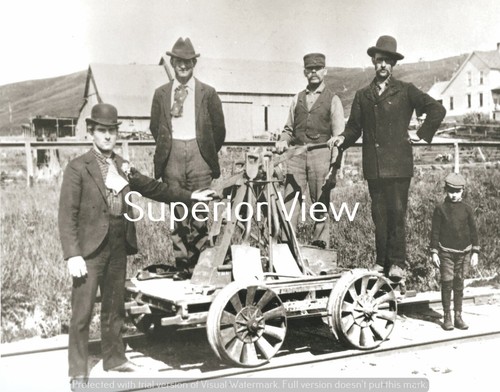Old time railroad handcar - time,