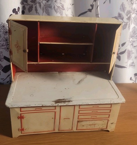 Vintage 1950 cream red - vintage,