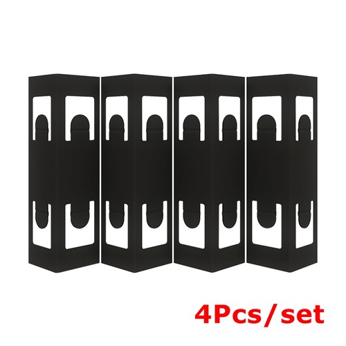 Black metal coated - (4, pack)