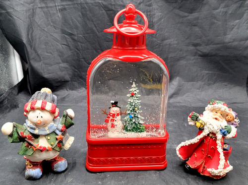 Snow globe lantern christmas - lantern,