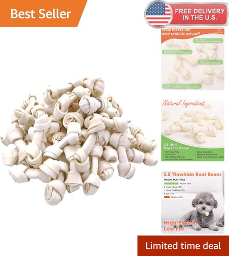 Natural rawhide mini - natural,