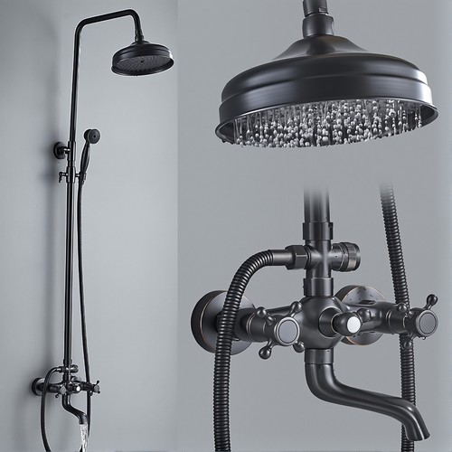 Freestanding shower system tub - freestanding,