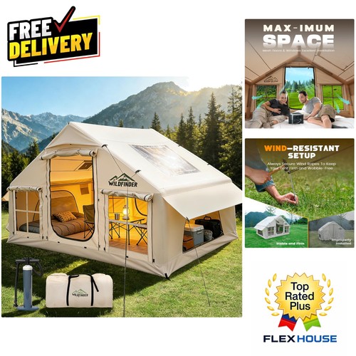 Quick setup inflatable tent - quick,