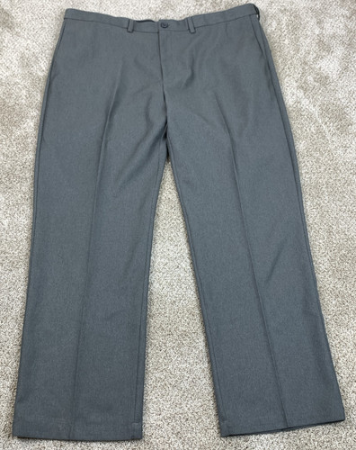 Haggar gray dress pants men - dress,