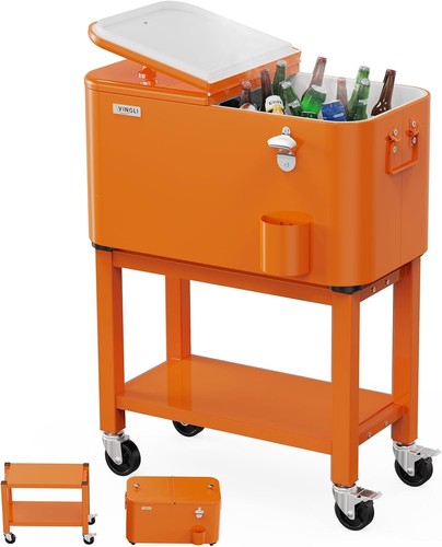 Quart rolling ice chest - rolling,