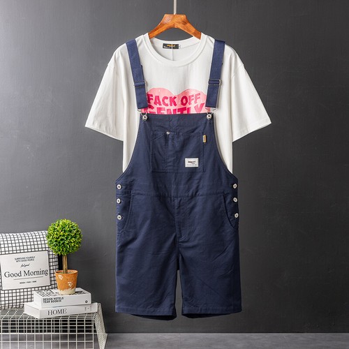 Mens summer vintage bib pants - summer,