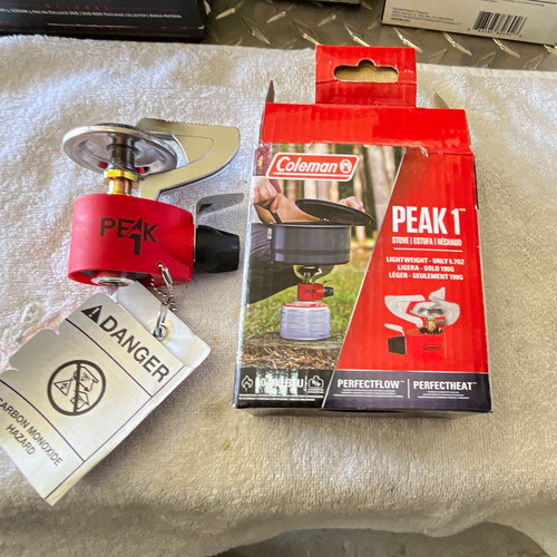 Coleman peak canister stove - canister,