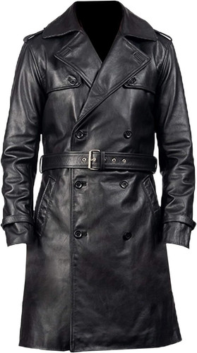 Men black genuine leather - men's,