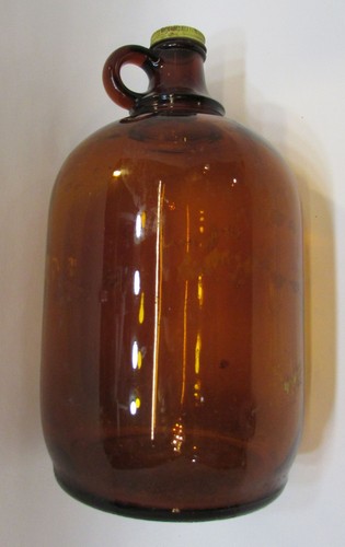 Primitive old one gallon brown - primitive,