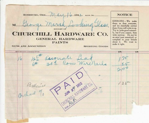 Churchill hardware co - u.s.,