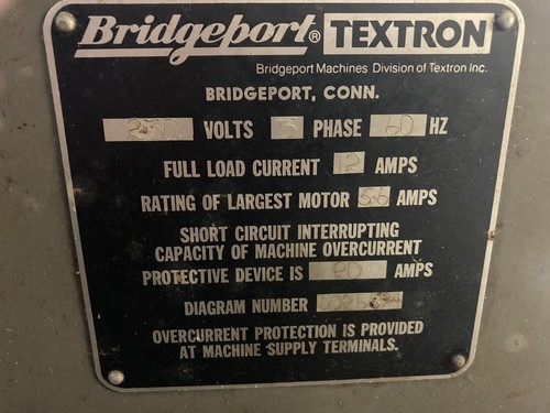 Bridgeport series 2hp cnc - series,