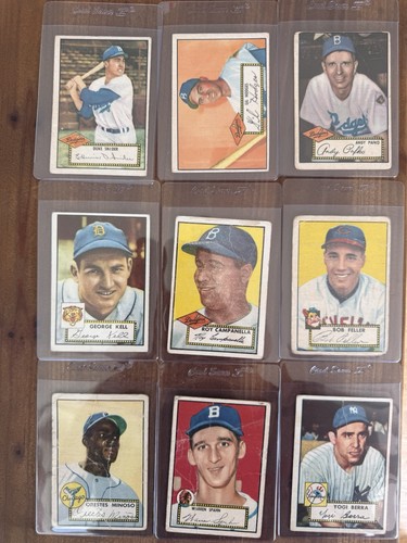1952 topps baseball almost - 1952,