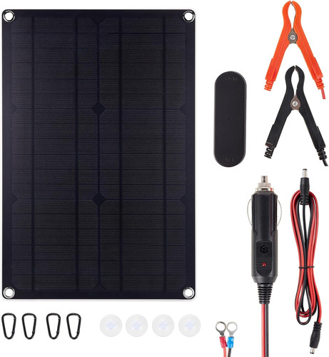 Solar battery charger 20w - solar, for