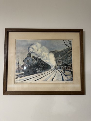 Vintage railroad print howard - vintage,