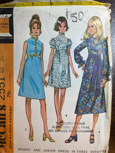 2551 mccalls vintage - 2551,