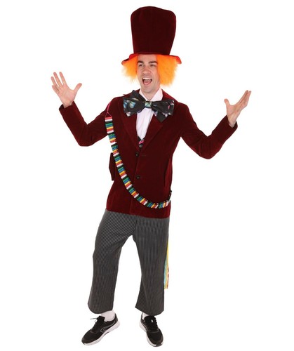 Mad hatter costume for men - mad,