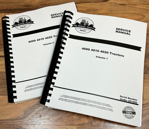 Service manual fits - service, john