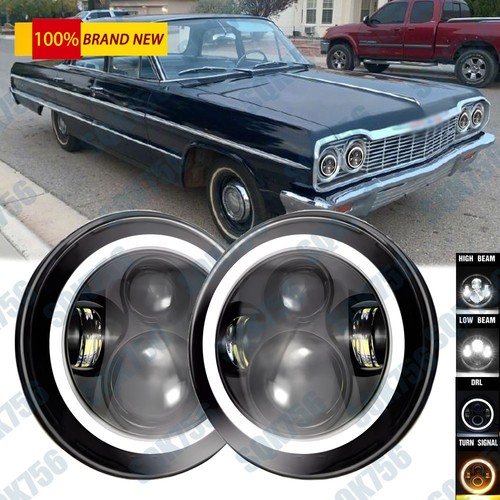 Halo led headlights - 7",