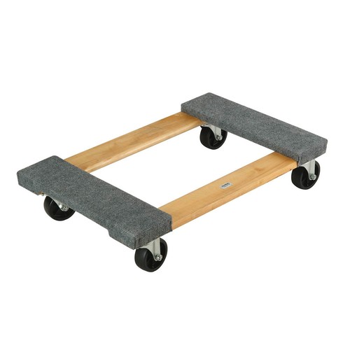 Hardwood dolly carpeted - dolly, deck