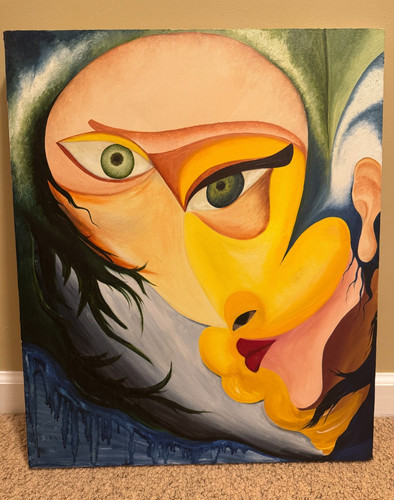 Vintage mid century cubist - vintage,